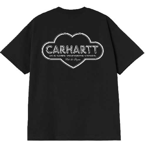 CARHARTT WIP CLOUD HEART TSHIRT Black