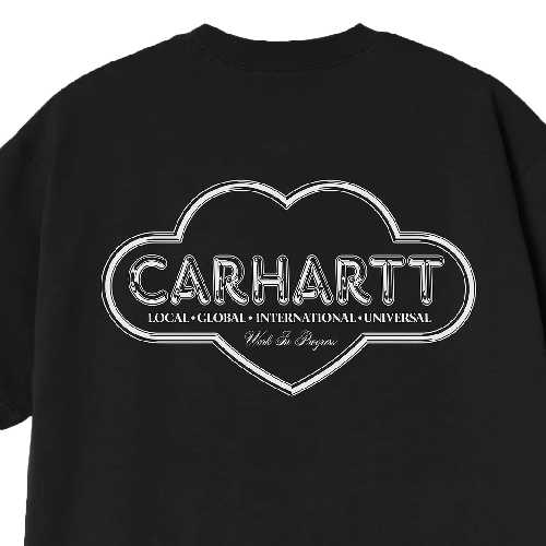 CARHARTT WIP CLOUD HEART TSHIRT Black