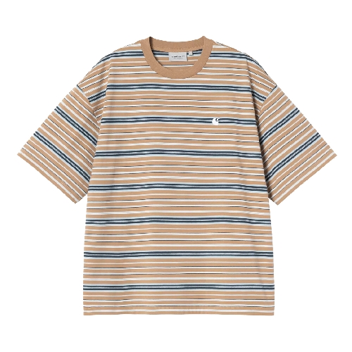 CARHARTT WIP ZANE TSHIRT Stripe Peanut