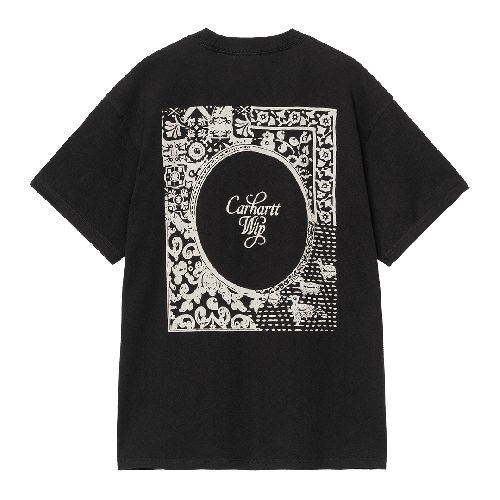CARHARTT WIP VESTIGE TSHIRT Black stone washed