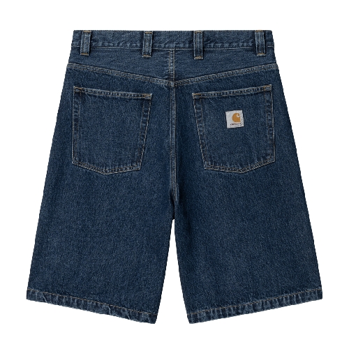 CARHARTT WIP BRANDON SHORT Blue stone washed