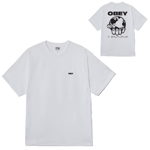 OBEY HELPING HAND TEE White