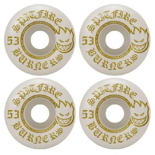 SPITFIRE BURNER GOLD WHEELS 53mm 99a