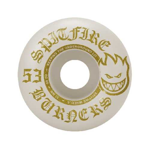 SPITFIRE BURNER GOLD WHEELS 53mm 99a