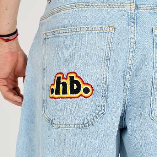 HOMEBOY X TRA MONSTER RETRO HB DENIM SHORT Moon
