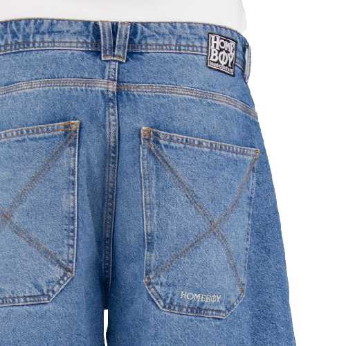 HOMEBOY X TRA DESPERADOS VINTAGE SHORTS Vintage Blue