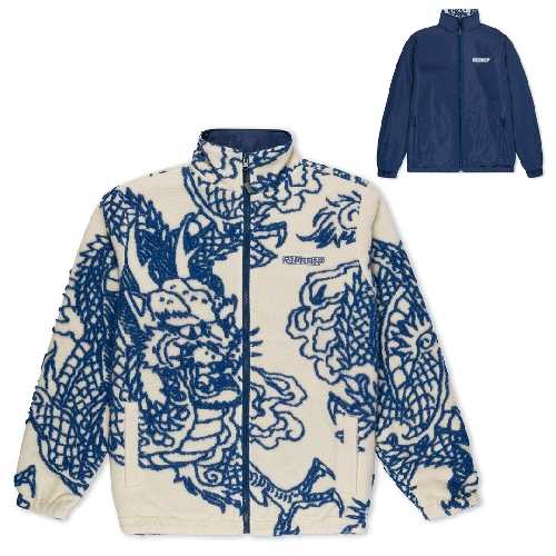 Ripndip HAKU REVERSIBLE JACKET Off White Navy