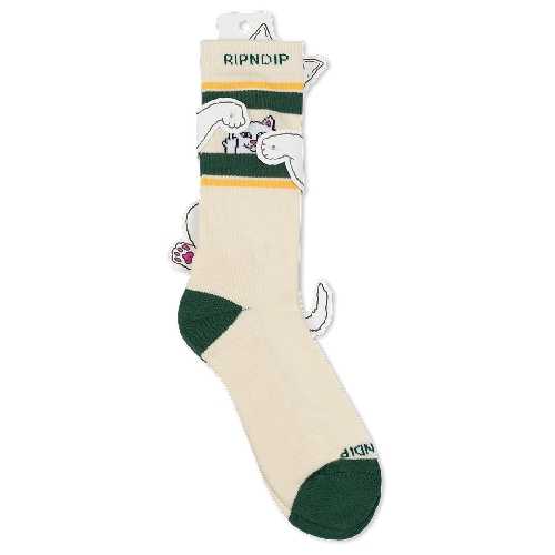 Ripndip PEEKING NERMAL SOCKS Bone Forest