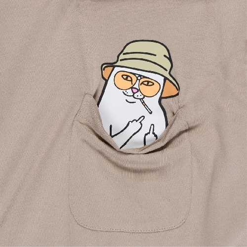 Ripndip NERMAL S THOMPSON POCKET TEE Tan