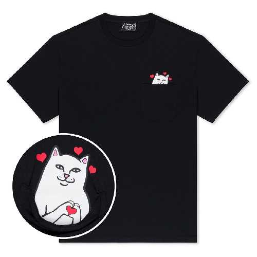 Ripndip NERMAL LOVES POCKET TEE Black Wash