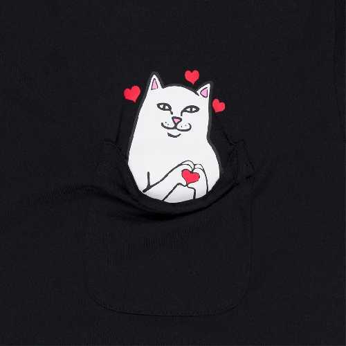 Ripndip NERMAL LOVES POCKET TEE Black Wash