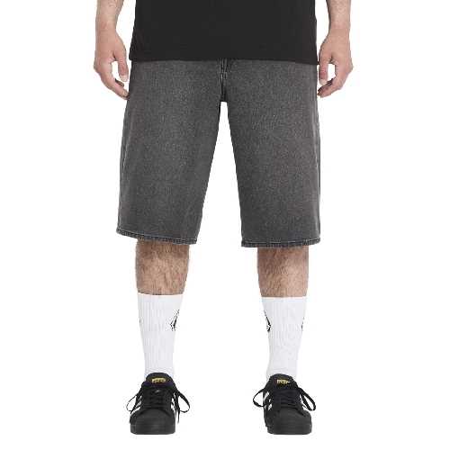 VOLCOM CHILLOW DENIM SHORT 24 Black Grey
