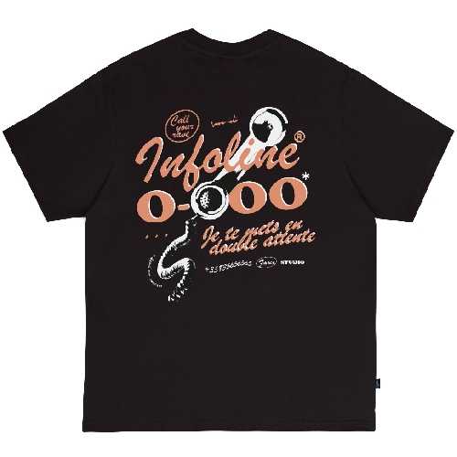 FARCI INFOLINE TEE black