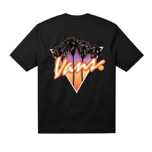 VANS PALM DRIVE SS TEE BOYS Black