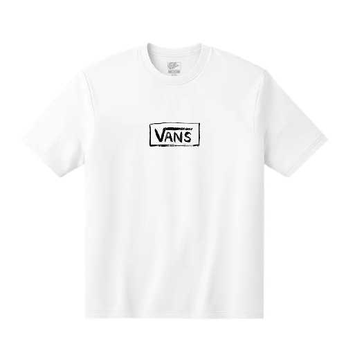 VANS ON CANVAS SS TEE BOYS White