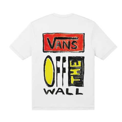 VANS ON CANVAS SS TEE BOYS White