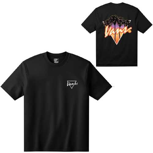 VANS PALM DRIVE TEE Black