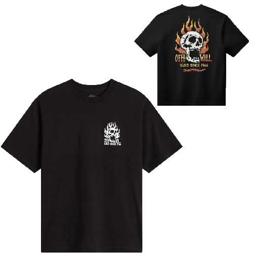 VANS OFF THE WALL FEVER TEE Black