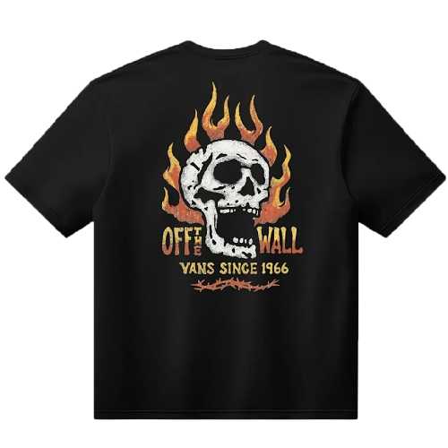 VANS OFF THE WALL FEVER TEE Black