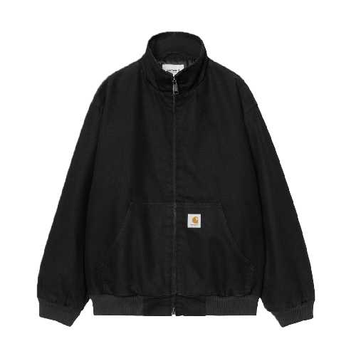CARHARTT WIP RAVON JACKET Black heavy stone wash