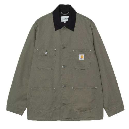 CARHARTT WIP OG CHORE COAT Leaf Black rinsed