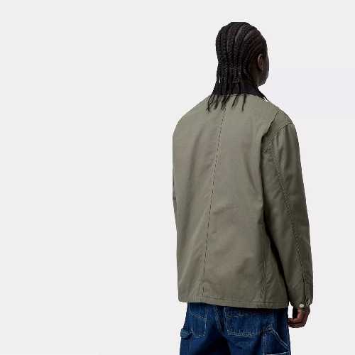CARHARTT WIP OG CHORE COAT Leaf Black rinsed