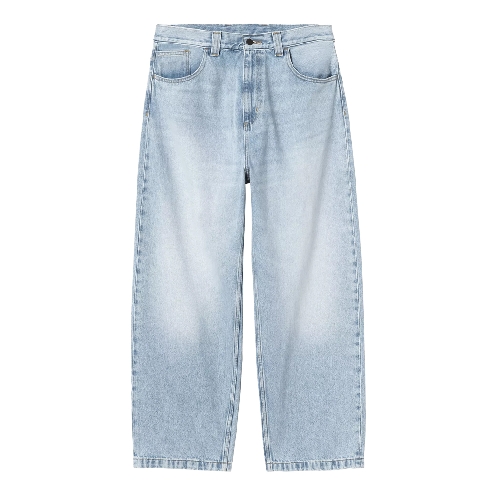 CARHARTT WIP BRANDON PANT Blue heavy worn bleached