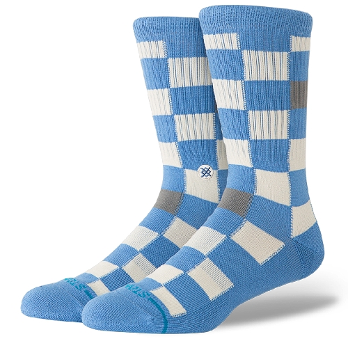 STANCE CHEF CHECK CREW Capriblue