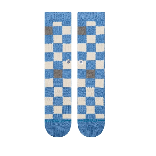 STANCE CHEF CHECK CREW Capriblue