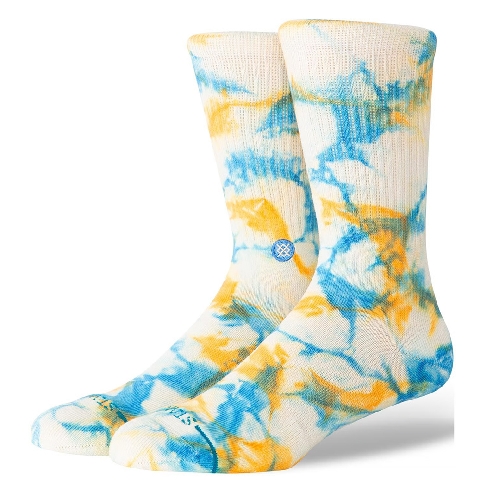 STANCE SPOTTY DYE CREW Mango