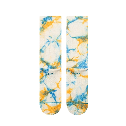 STANCE SPOTTY DYE CREW Mango