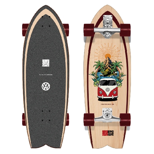 LONG ISLAND CALIFORNIA 75TH X VOLKSWAGEN SURFSKATE 30 x 9.75
