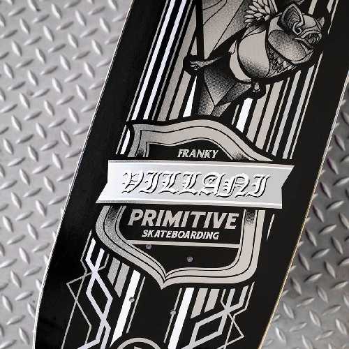 PRIMITIVE VILLANI BAT SILVER FOIL DECK 8.5