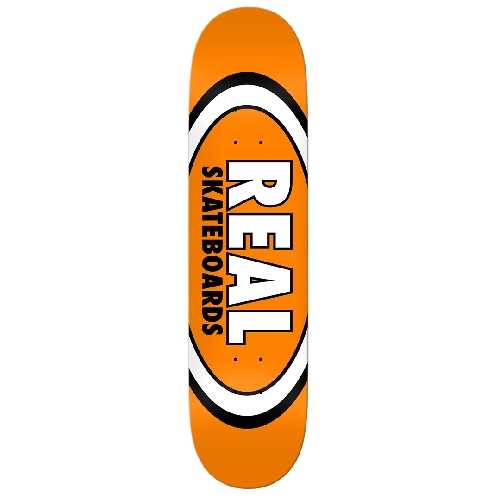 REAL TEAM CLASSIC OVAL TRUE MID ORANGE DECK 7.5 X 29