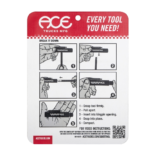 ACE TRUCKS CLASSIC SKATE TOOL gris