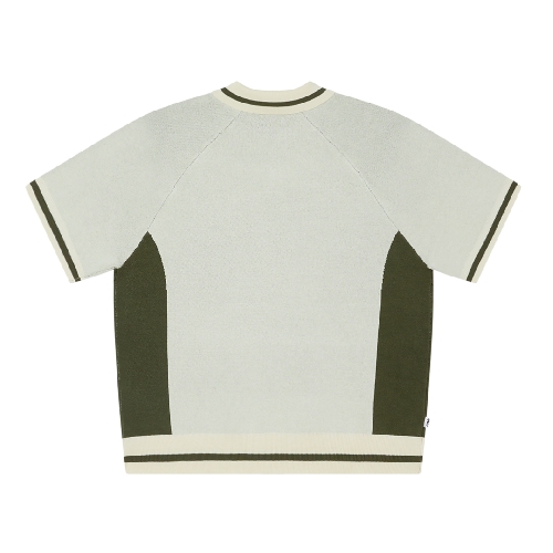 OBEY SPORT POLO SWEATER Unbleached multi