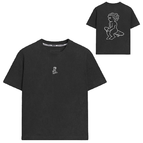 EMENTA SB BIG IKON WASHED SS TEE Black Washed