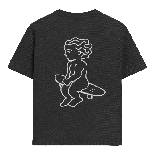 EMENTA SB BIG IKON WASHED SS TEE Black Washed