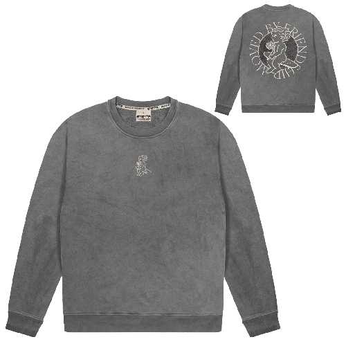 EMENTA SB IKON FLOWER CREW Grey Washed