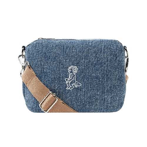 EMENTA SB FLUFFY IKON DENIM BAG Blue Stone Washed
