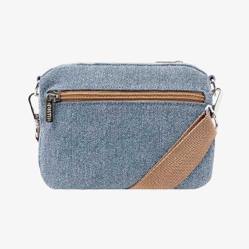 EMENTA SB FLUFFY IKON DENIM BAG Blue Stone Bleached
