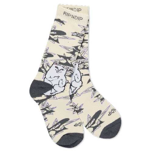 Ripndip WIRE LORD NERMAL SOCKS Bone