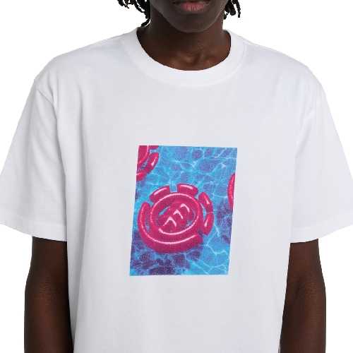 ELEMENT FLOATIE SS TEE Optic White