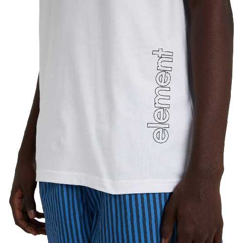 ELEMENT FLOATIE SS TEE Optic White