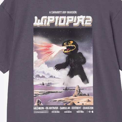 CARHARTT WIP WIPTOPIA II TSHIRT Shady Purple