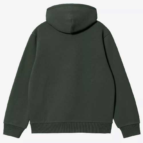 CARHARTT WIP HOODED CARHARTT SWEAT Dark Scarab Palisander