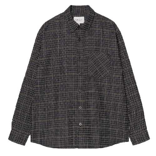 CARHARTT WIP LS TODRICK SHIRT Houndstooth Blue
