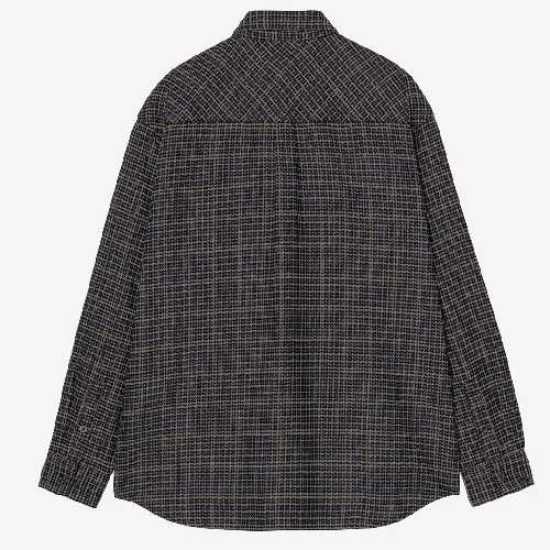 CARHARTT WIP LS TODRICK SHIRT Houndstooth Blue