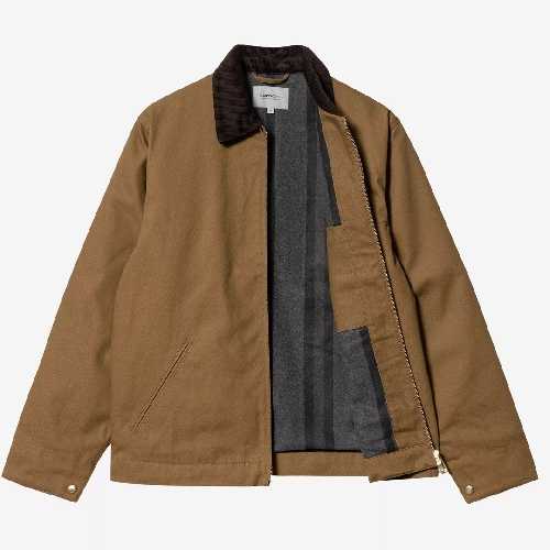 CARHARTT WIP DETROIT JACKET Hamilton Brown Tobacco 