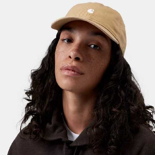 CARHARTT WIP MADISON LOGO CAP WIP Dusty H White